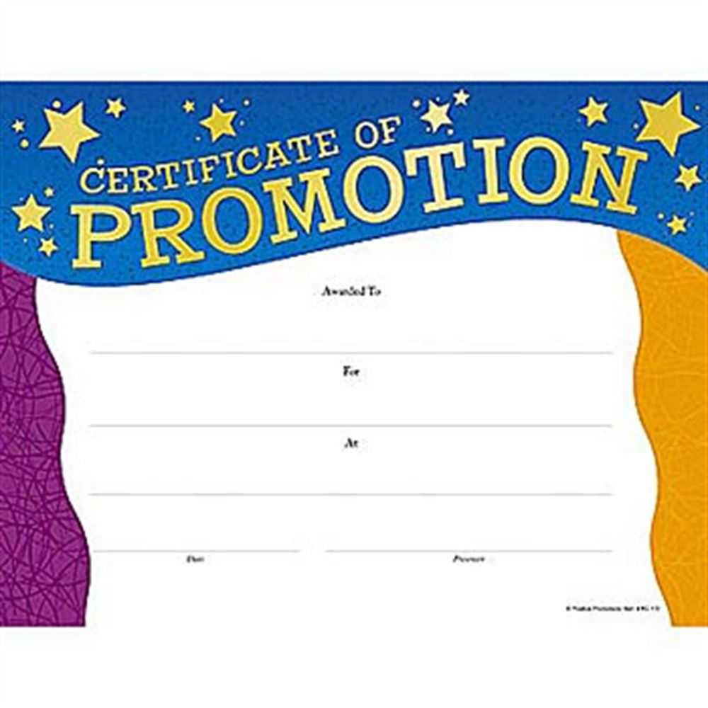 Certificate Of Promotion Gold Foil Stamped Certificates – Pack Of 25 Pertaining To Classroom Certificates Templates