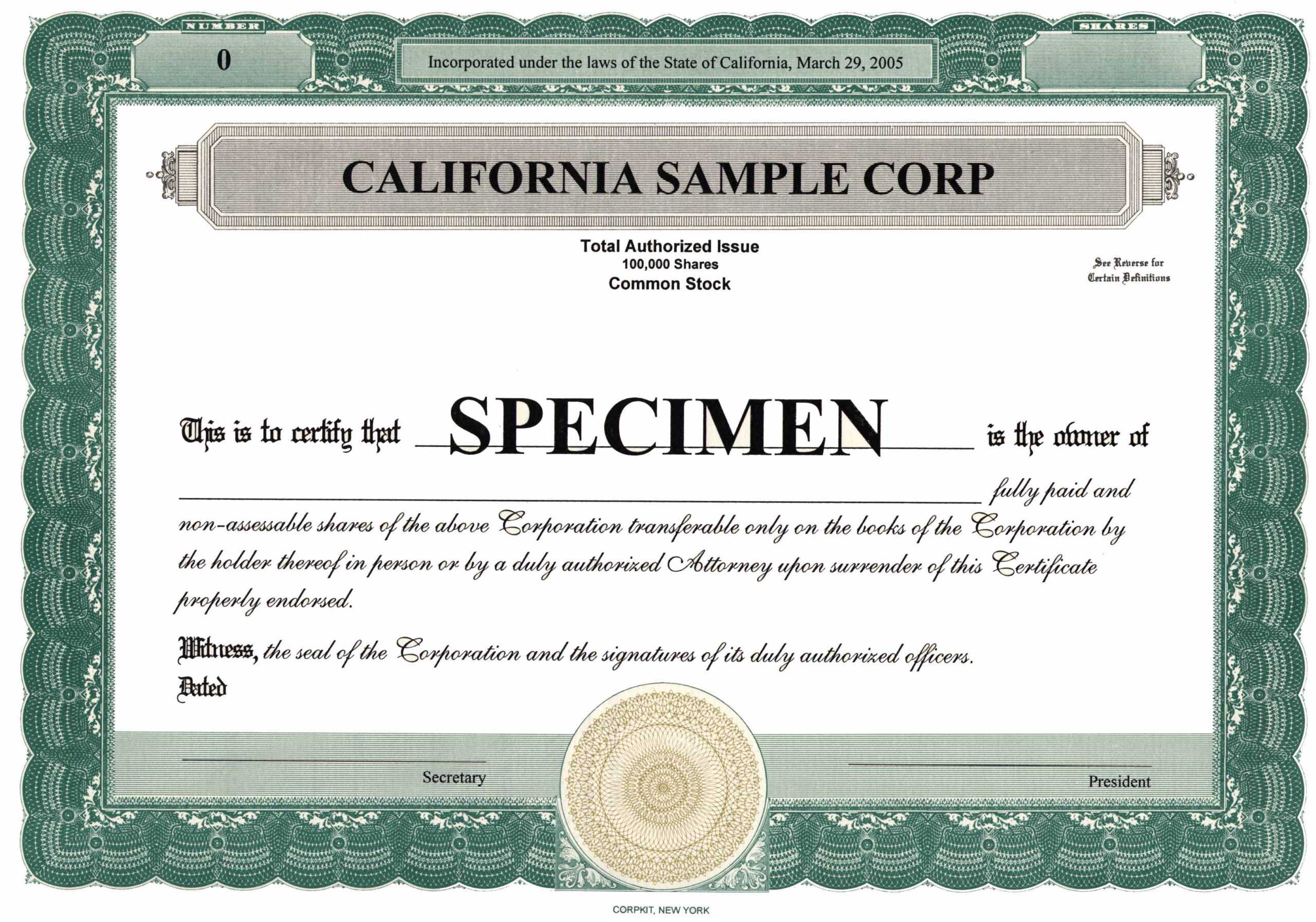 Certificate Of Share – Dalep.midnightpig.co With Regard To Stock Certificate Template Word