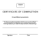 Certificate Of Training Completion Example | Templates At For Free Training Completion Certificate Templates