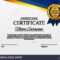 Certificate Template Background. Award Diploma Design Blank With Star Award Certificate Template