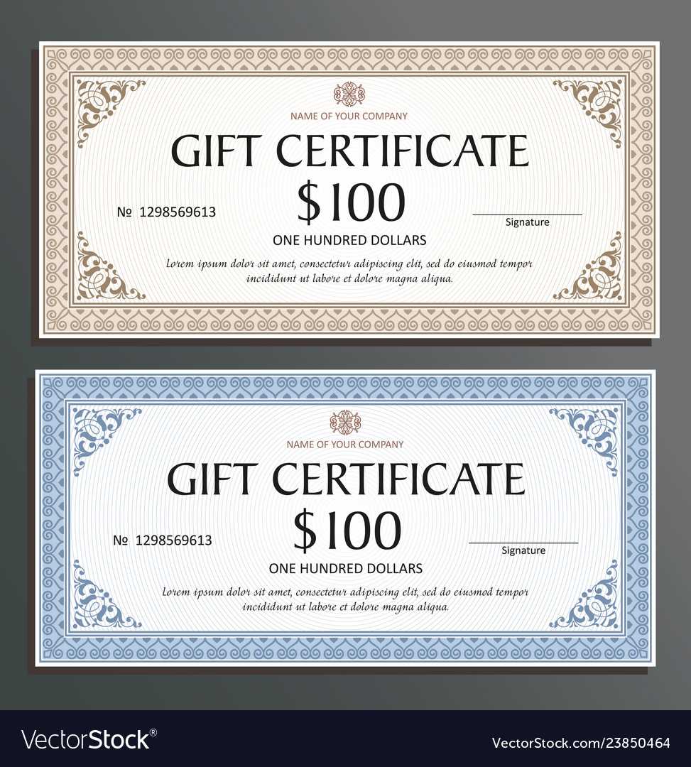 Certificate Template Gift Voucher For Your With Regard To Company Gift Certificate Template