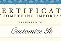 Certificate Template inside Pages Certificate Templates