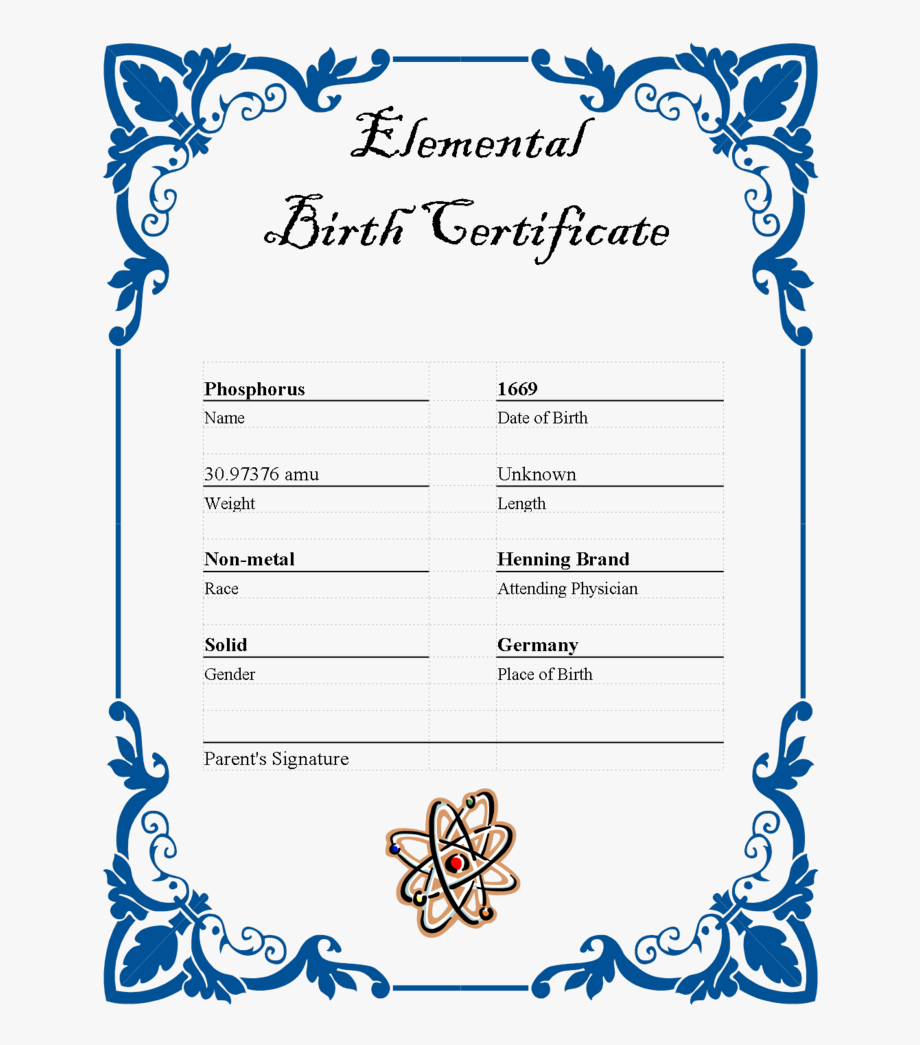 Certificate Template Png – Wedding Border Design Png With Build A Bear Birth Certificate Template