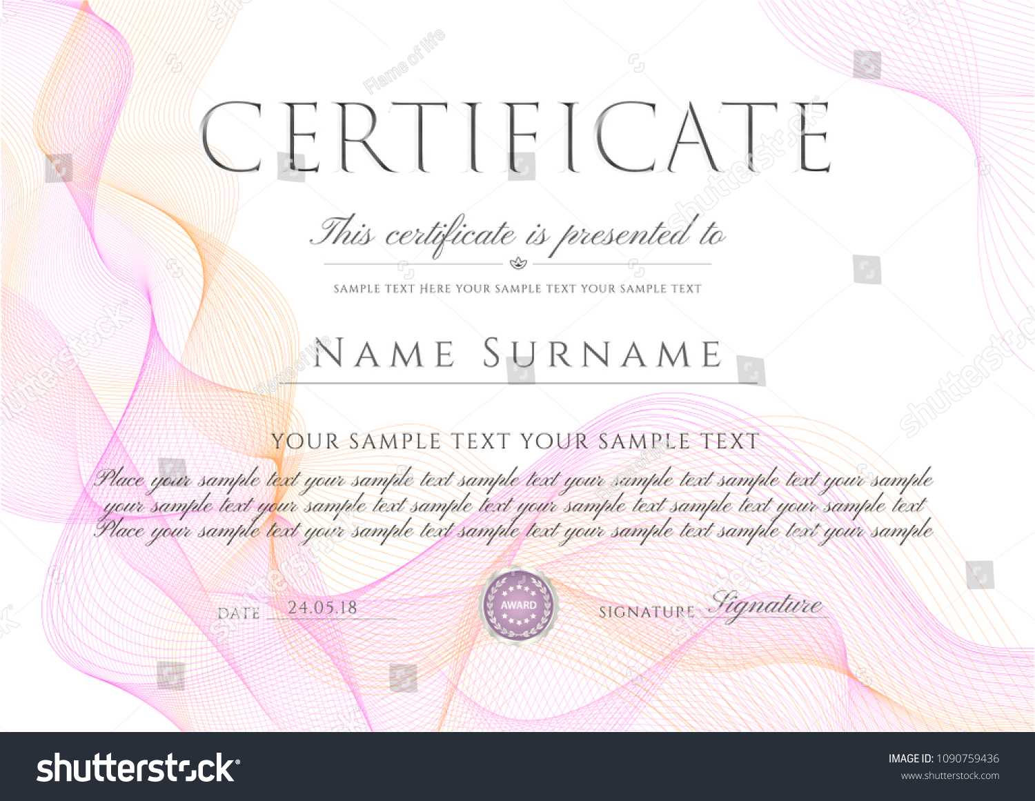 Certificate Template Printable Editable Design Diploma Pertaining To Life Membership Certificate Templates