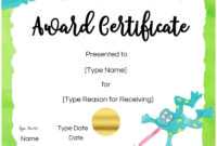 Certificates For Kids inside Free Printable Certificate Templates For Kids