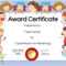 Certificates For Kids Regarding Children's Certificate Template