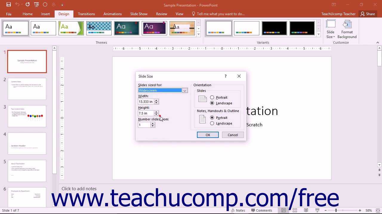 Change The Size Of Slides In Powerpoint – Instructions Inside How To Edit A Powerpoint Template