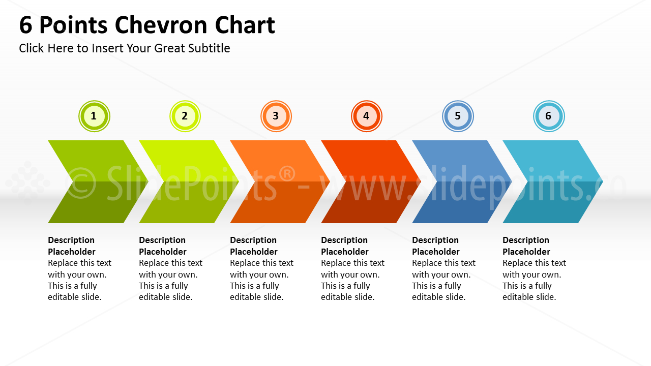 Chevron Processes Powerpoint Inside Powerpoint Chevron Template