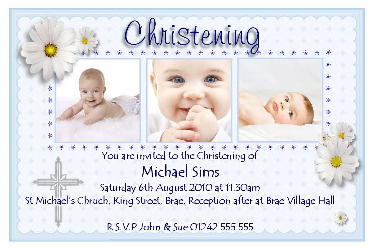 Christening Invitation Cards : Christening Invitation Cards Throughout Baptism Invitation Card Template