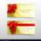 Christmas Card Template For Invitation And Gift Inside Present Card Template