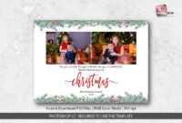 Christmas Card Template For Photographers for Holiday Card Templates For Photographers