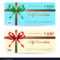 Christmas Gift Card Or Gift Voucher Template within Christmas Gift Certificate Template Free Download