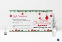 Christmas Gift Certificate - Dalep.midnightpig.co for Free Christmas Gift Certificate Templates