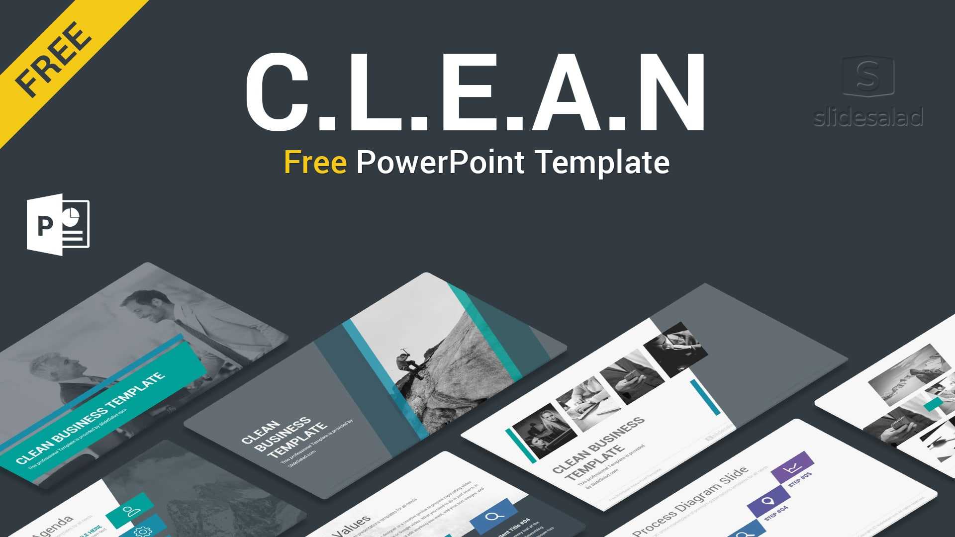 Clean Free Powerpoint Template – Free Download With Regard To Powerpoint Slides Design Templates For Free