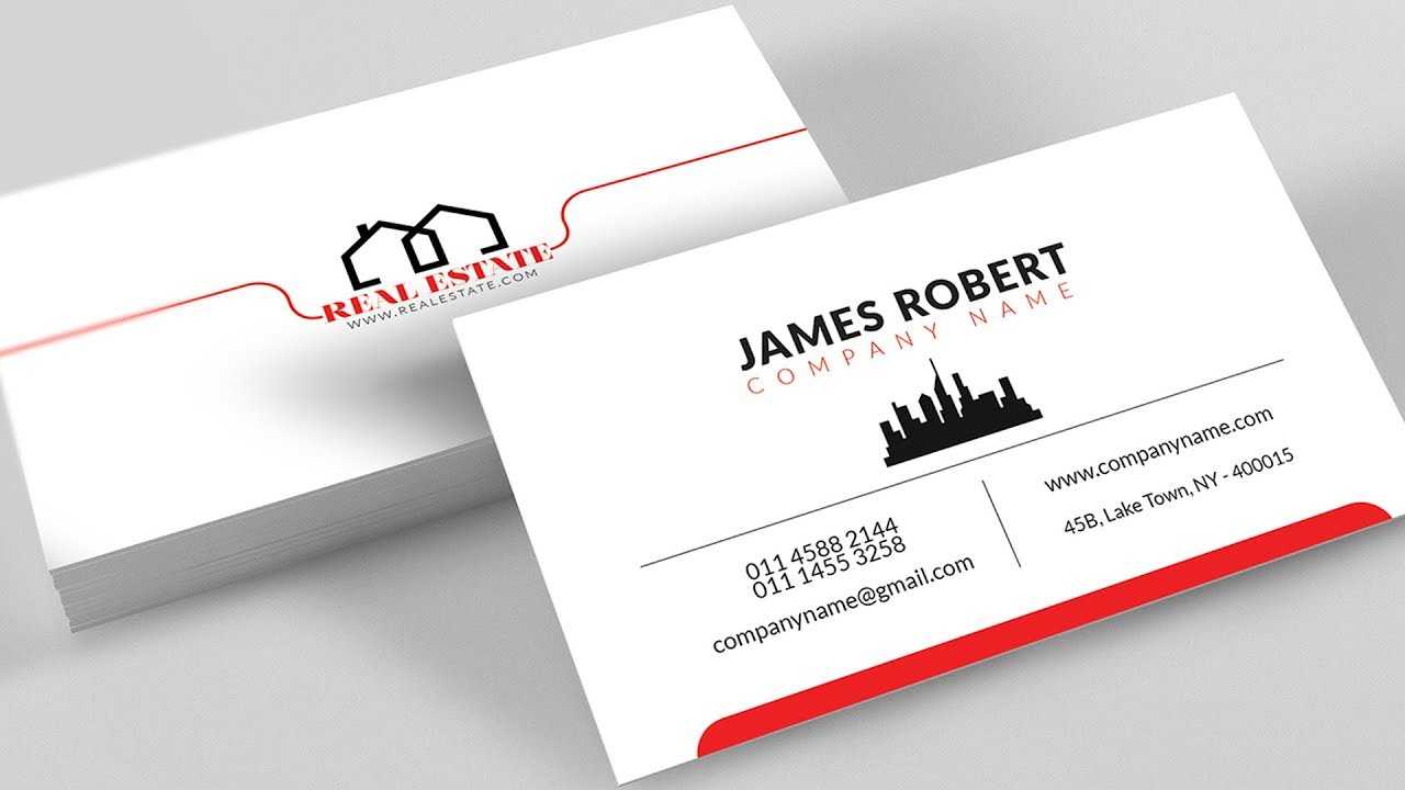 Clean Illustrator Business Card Design With Free Template Download Inside Visiting Card Templates Download