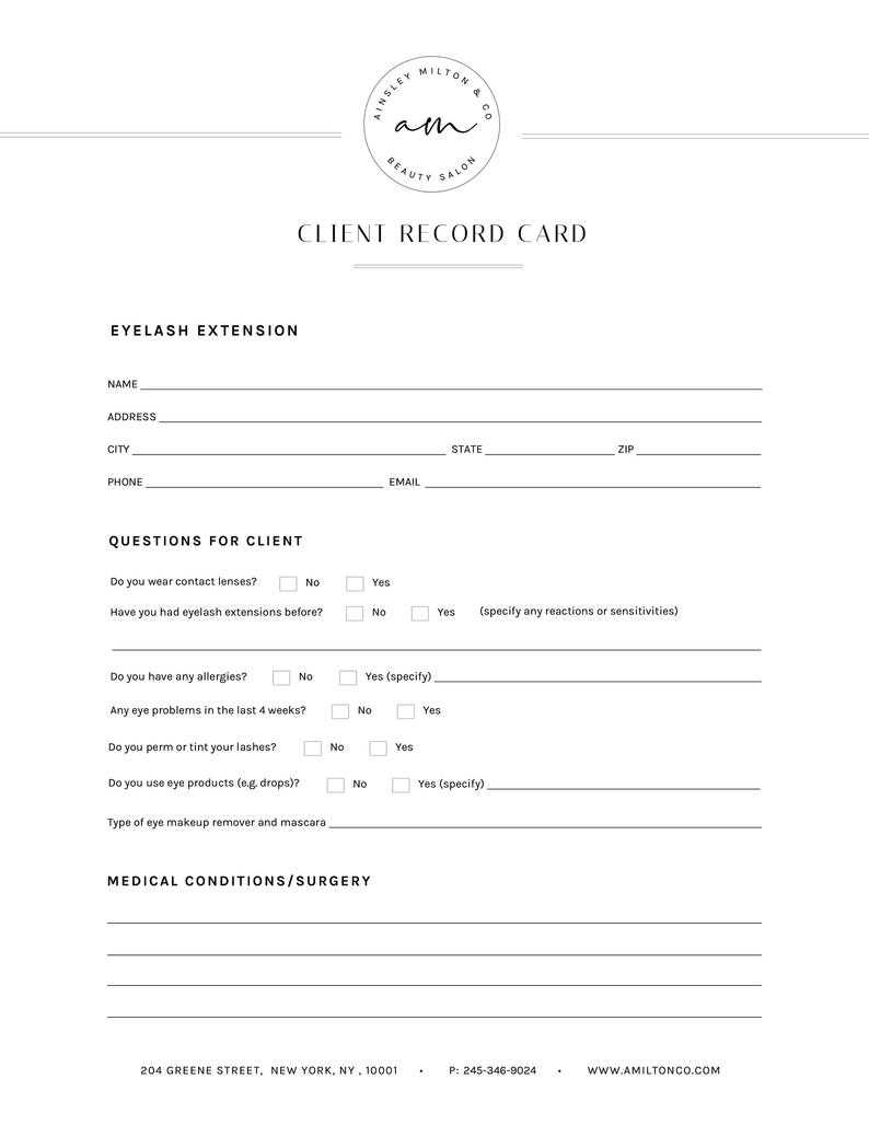 Client Record Template - Calep.midnightpig.co Within Dog Grooming Record Card Template