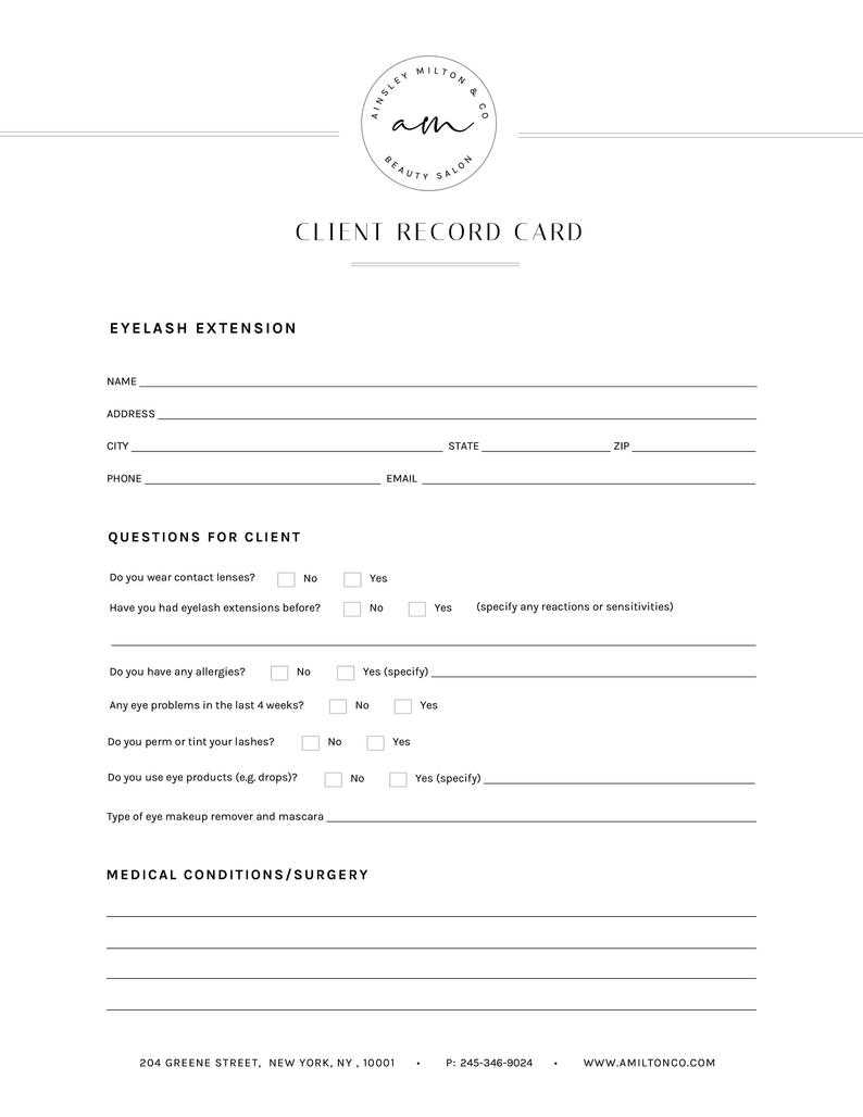 Client Record Template – Calep.midnightpig.co Within Dog Grooming Record Card Template