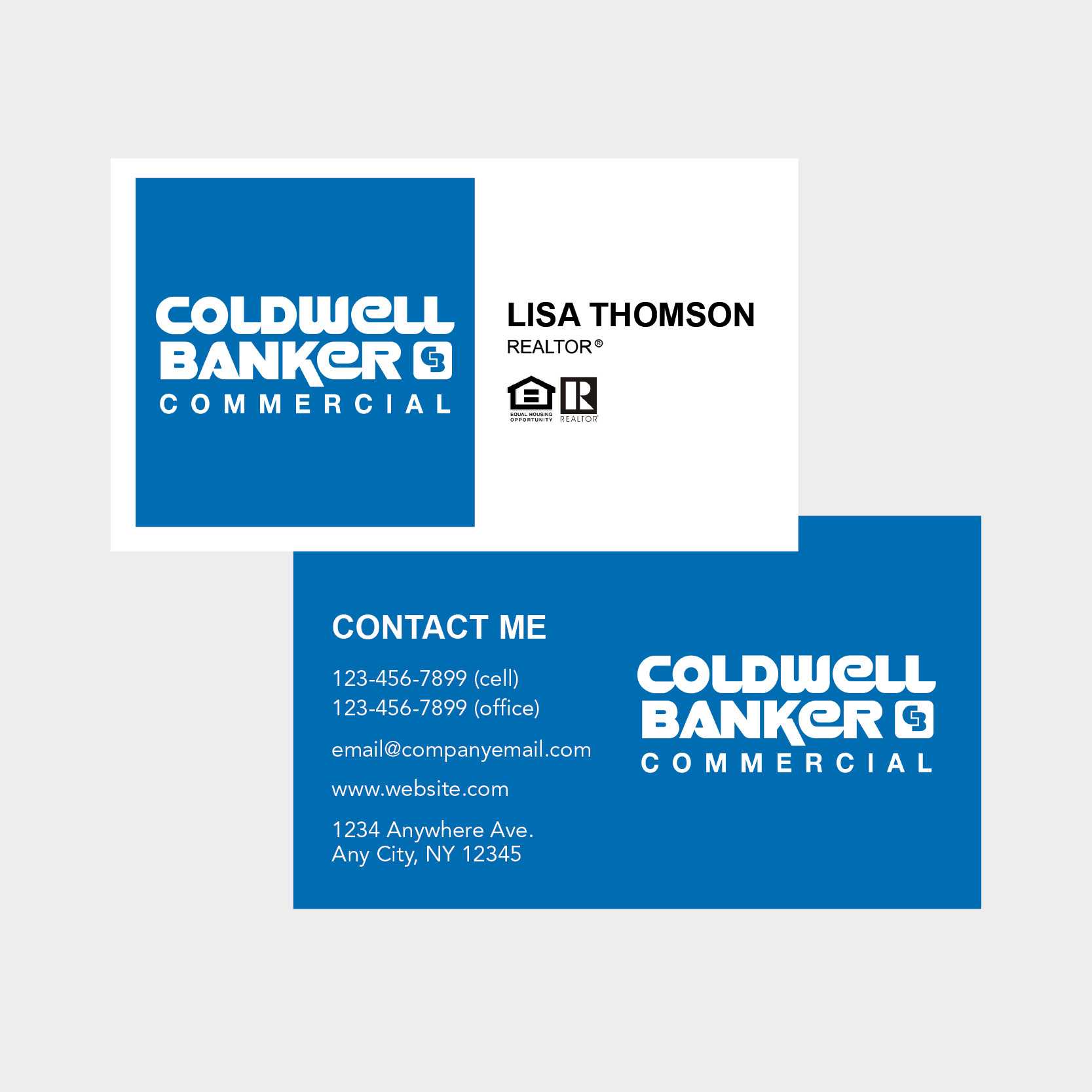 Coldwell Banker Business Card Regarding Coldwell Banker Business Card Template