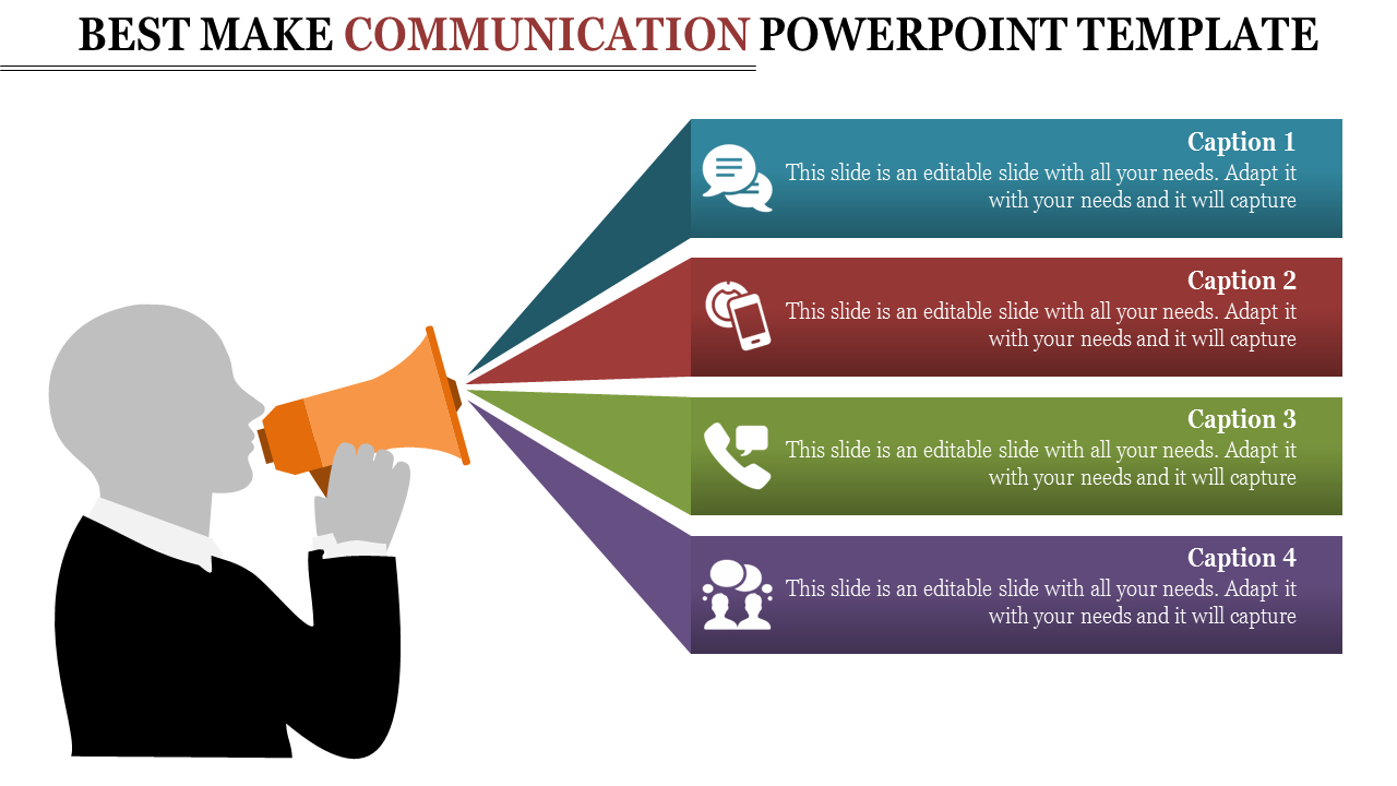 Communication Powerpoint Template Announcement Designs With Powerpoint Templates For Communication Presentation