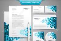 Complete Set Of Business Stationery Template Such As Letterhead,.. intended for Business Card Letterhead Envelope Template