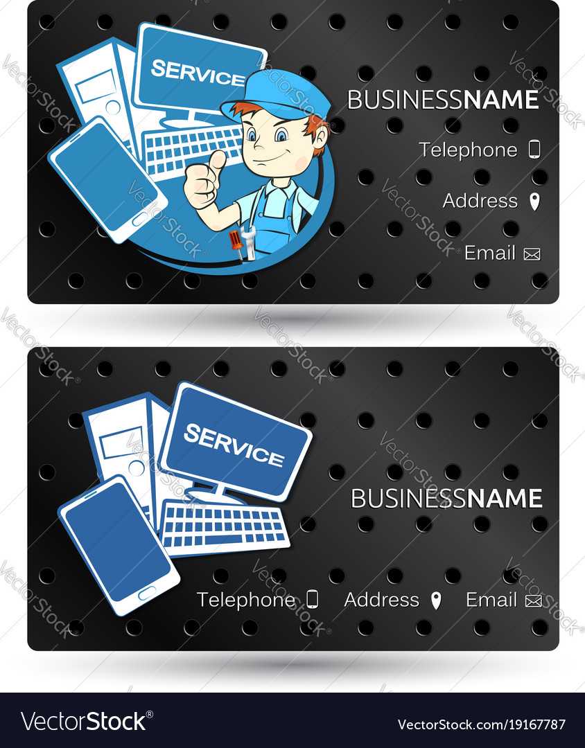 Computer Repair Business Cards – Calep.midnightpig.co Intended For Advocare Business Card Template