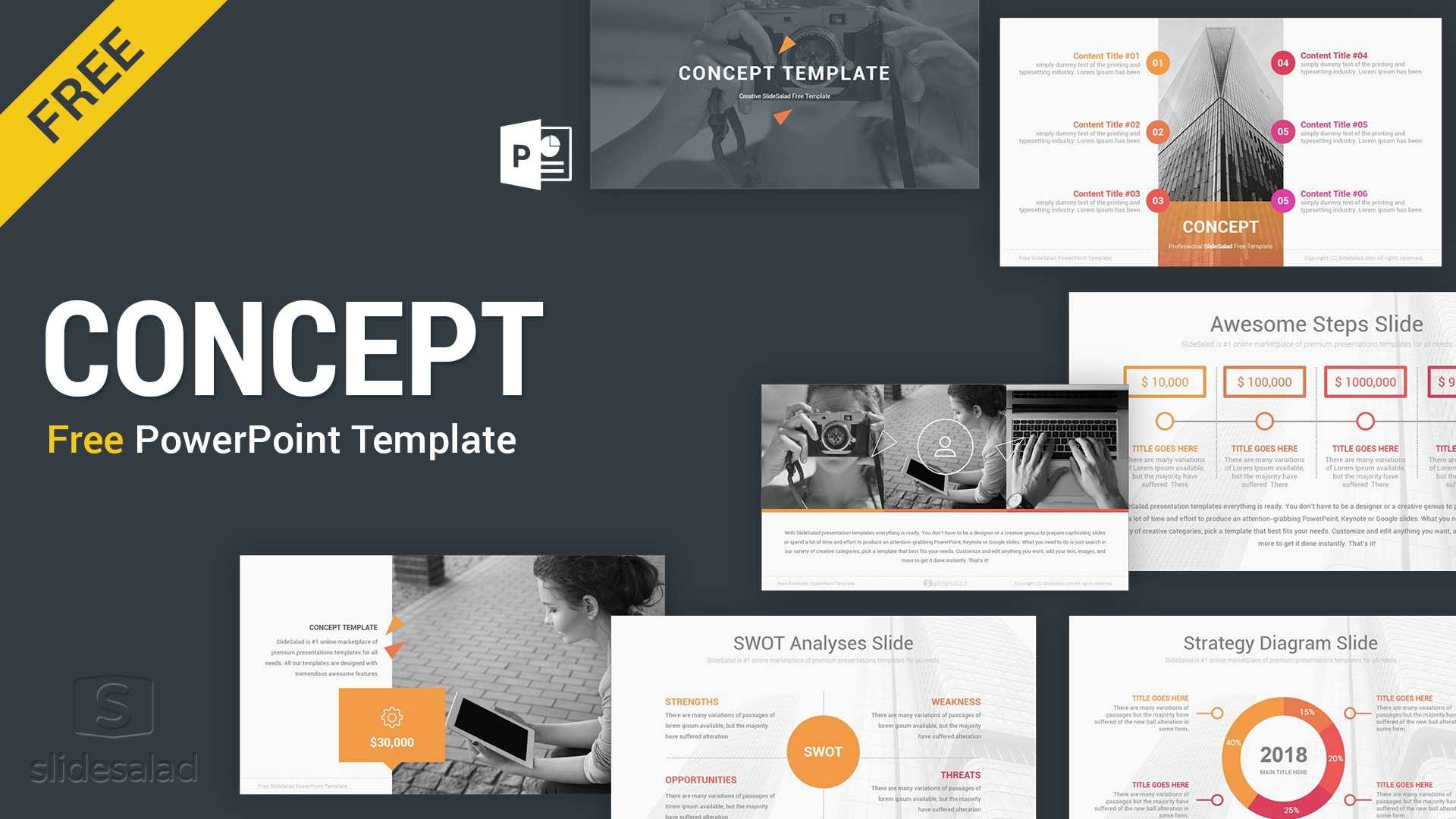 Concept Free Powerpoint Presentation Template – Free For Free Powerpoint Presentation Templates Downloads