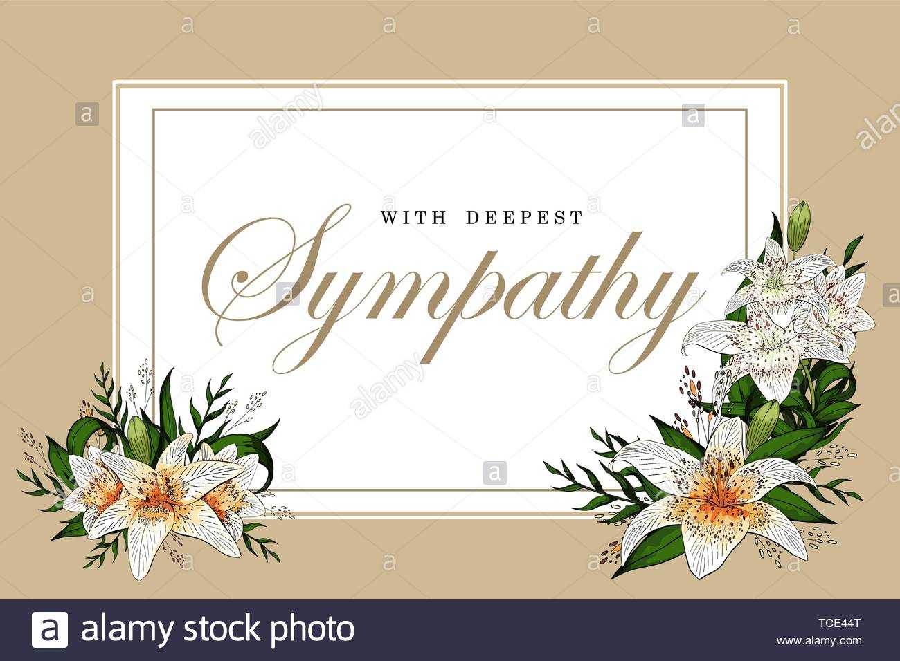 Condolences Card Template – Calep.midnightpig.co Intended For Sorry For Your Loss Card Template
