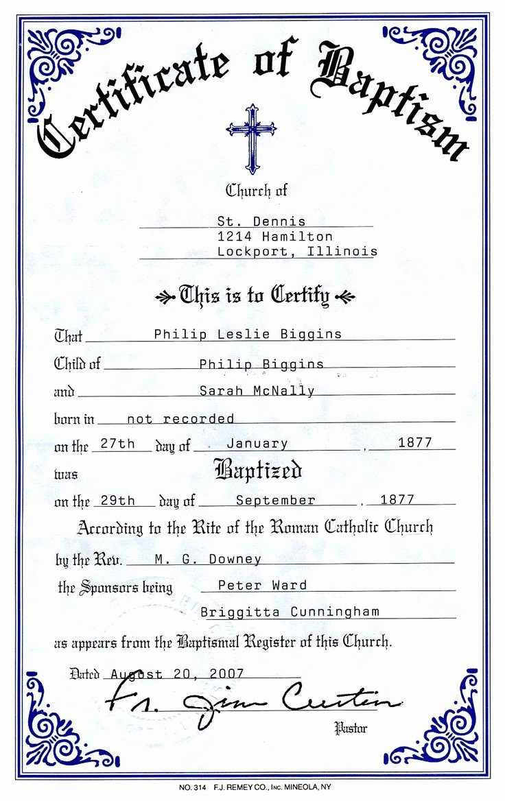 Confirmation Certificates Templates – Calep.midnightpig.co Inside Baptism Certificate Template Word