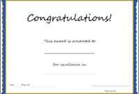 Congratulation Certificates Templates - Calep.midnightpig.co in Superlative Certificate Template