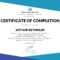Course Completion Certificate Format Word – Dalep.midnightpig.co In Training Certificate Template Word Format