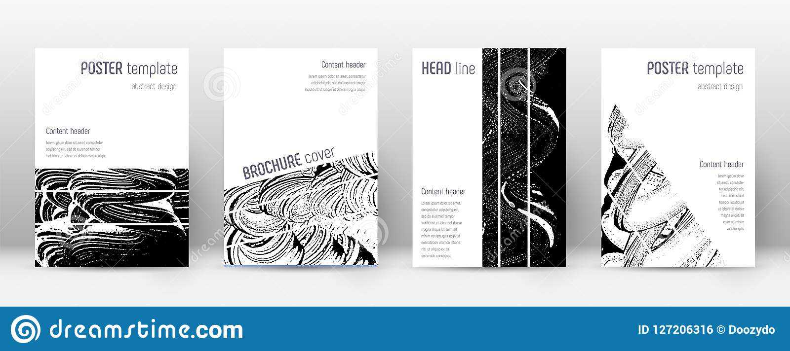 Cover Page Design Template. Geometric Brochure Stock With Regard To Fancy Brochure Templates