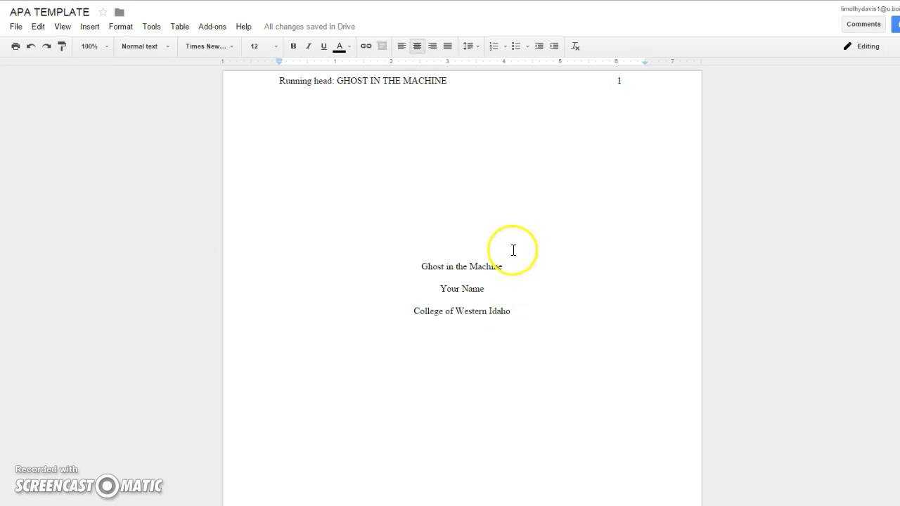 Cover Page Template Google Docs | Asouthernbellein Pertaining To Google Docs Index Card Template
