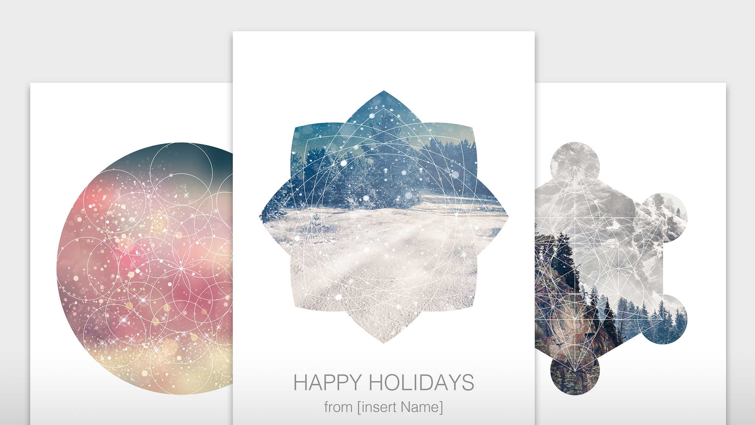 Create A Unique Holiday Card With An Adobe Stock Template With Adobe Illustrator Christmas Card Template