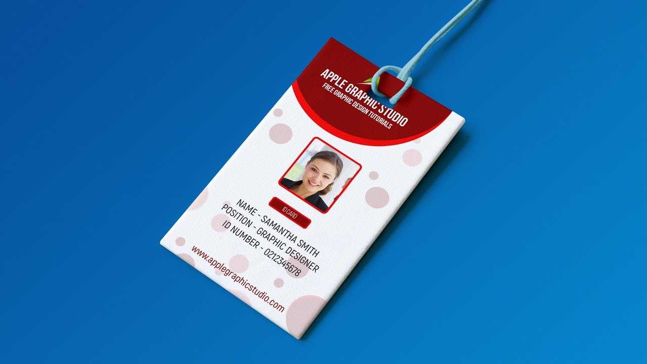 Create Professional Id Card Template – Photoshop Tutorial For Pvc Id Card Template