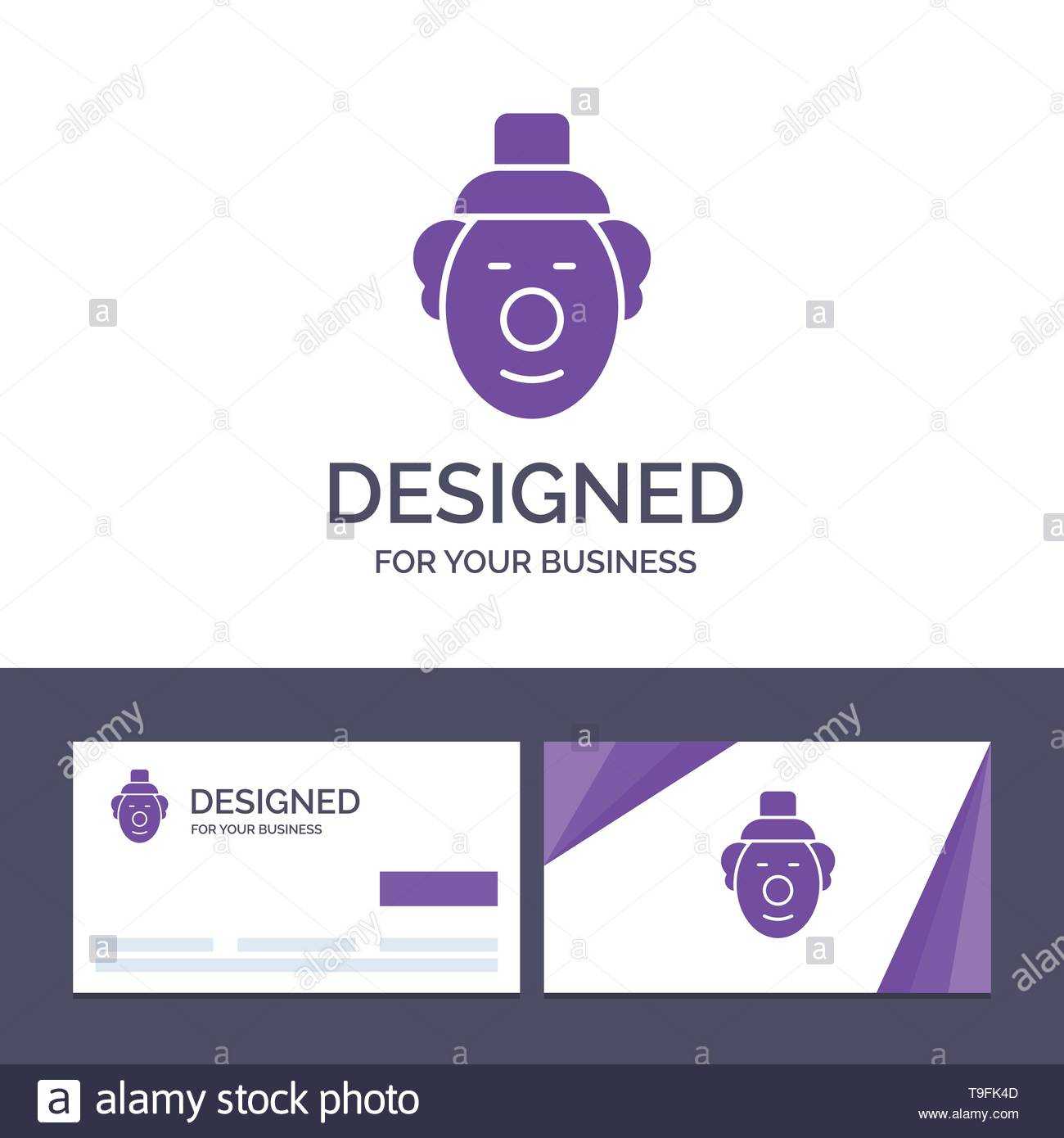 Creative Business Card And Logo Template Joker, Clown Throughout Joker Card Template