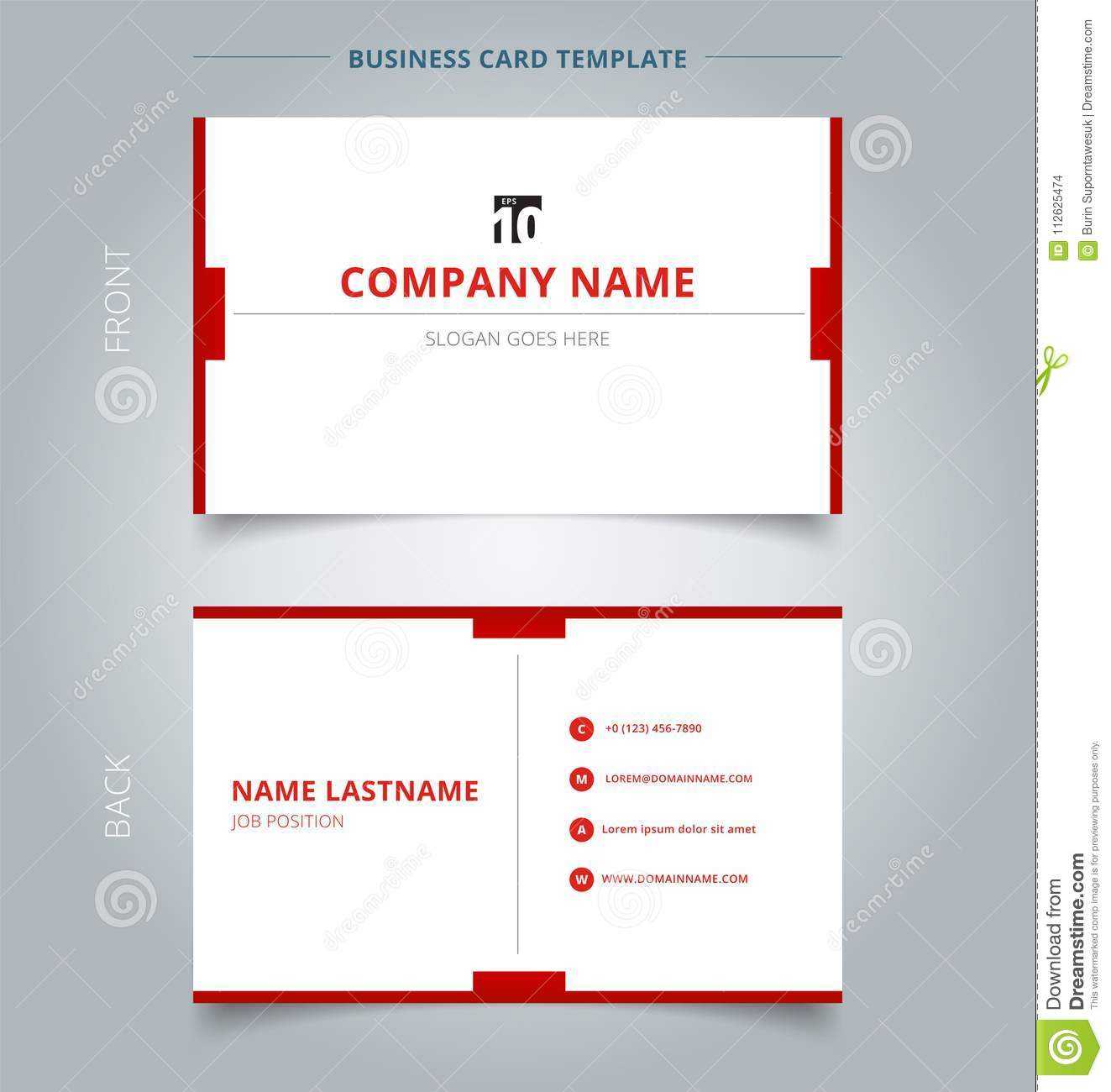 Creative Business Card And Name Card Template Technology With Free Comp Card Template