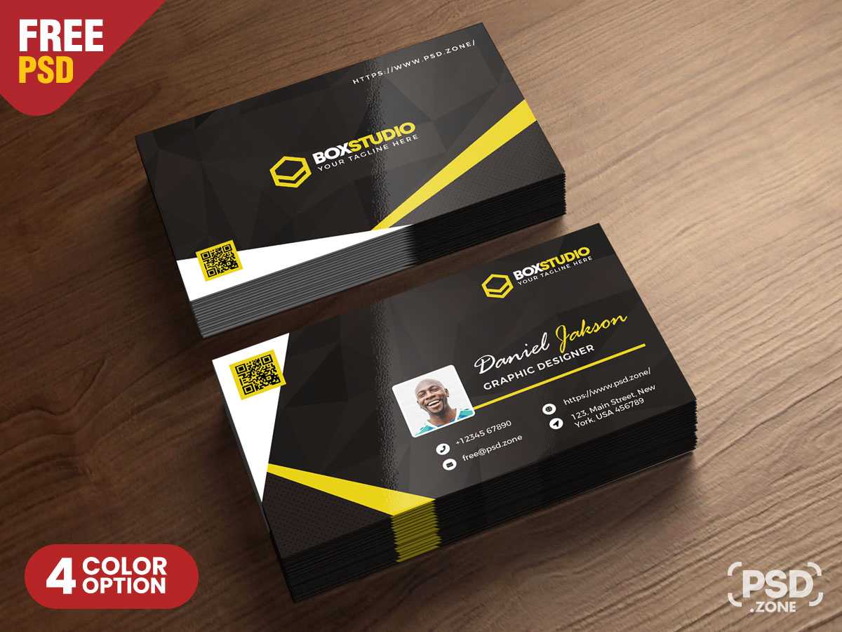 Creative Business Card Template Psd – Psd Zone Throughout Visiting Card Psd Template