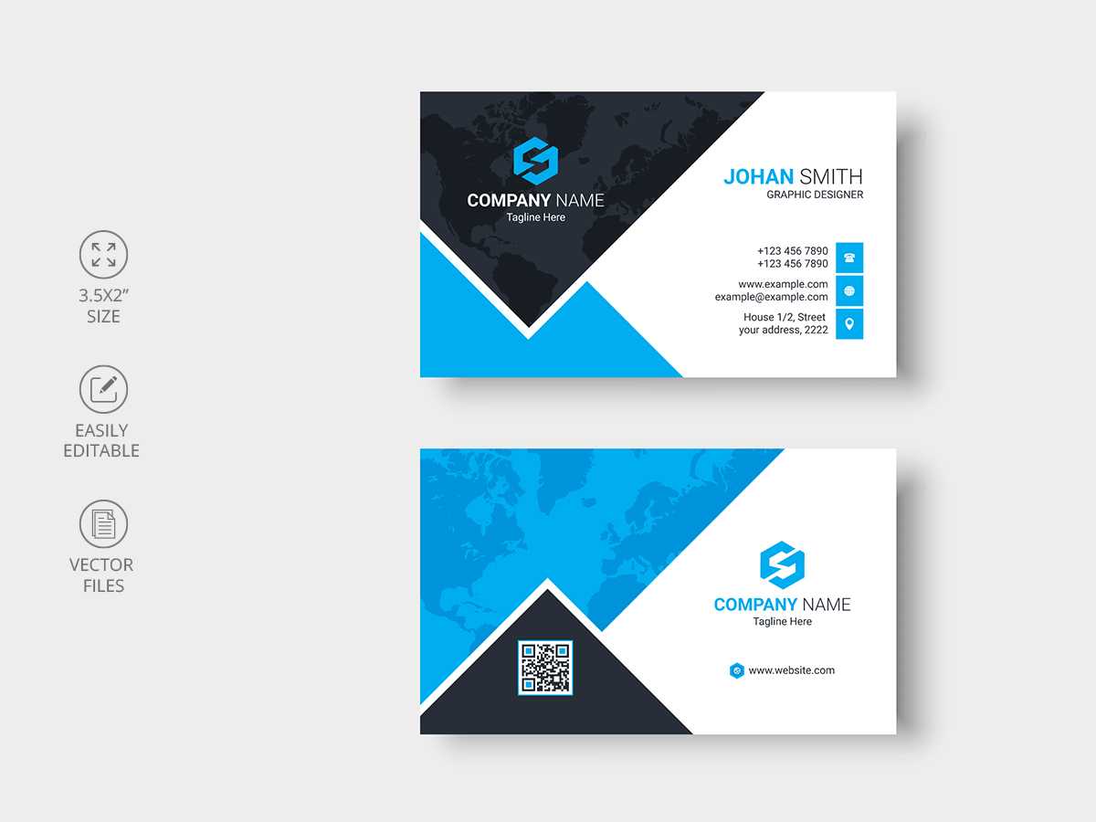Creative Business Card Template | Searchmuzli With Web Design Business Cards Templates