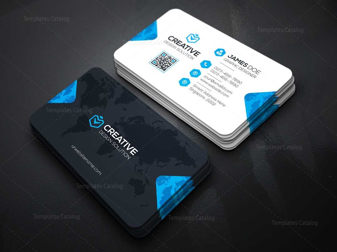 Creative Company Business Card Template 000036 For Company Business Cards Templates