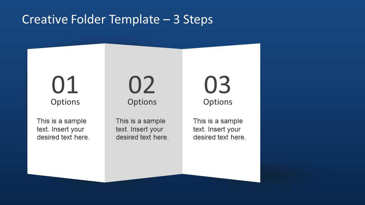 Creative Folder Template Layout For Powerpoint Throughout Brochure 4 Fold Template