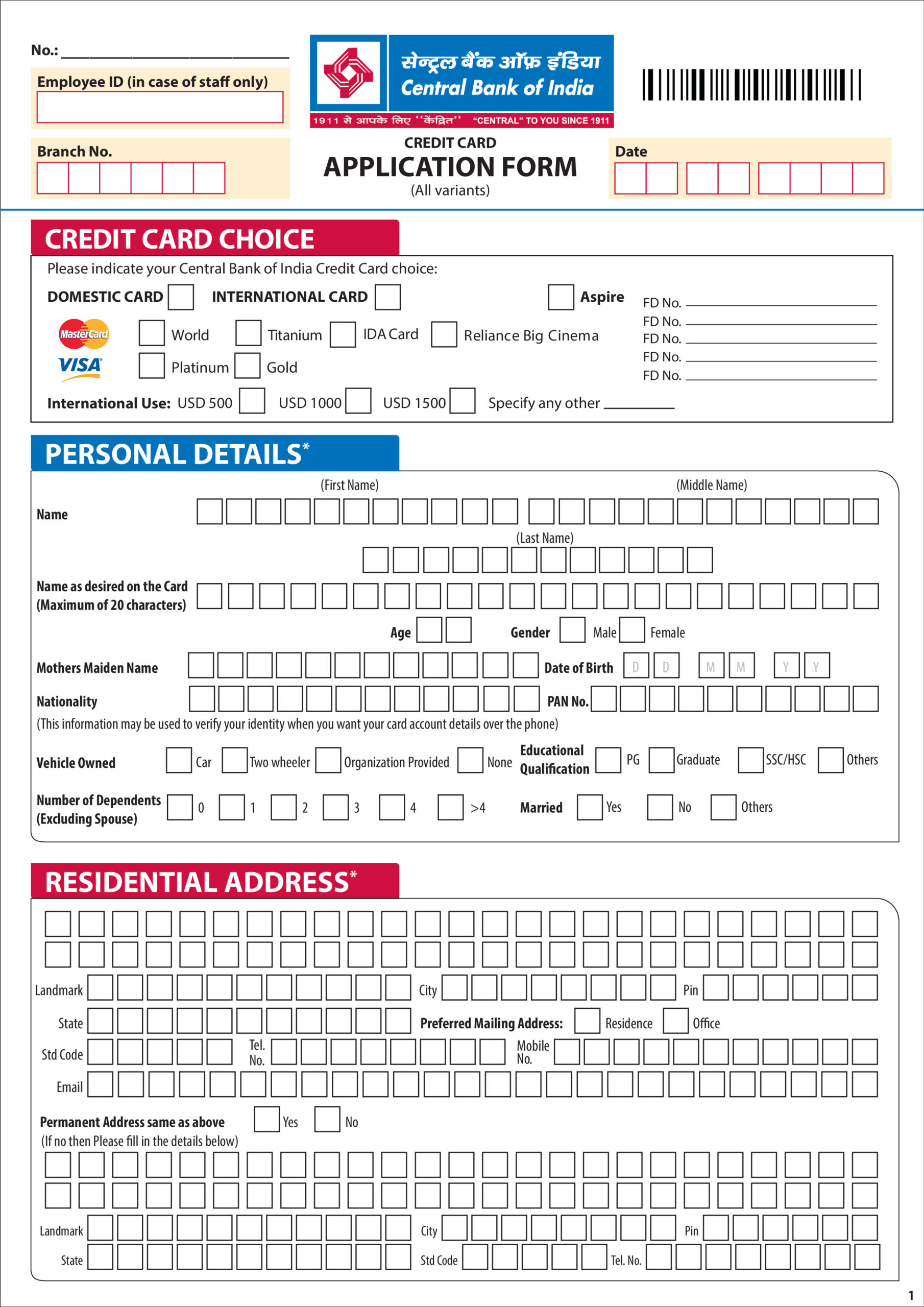 Credit Card Application Form | Templates At With Order Form With Credit Card Template