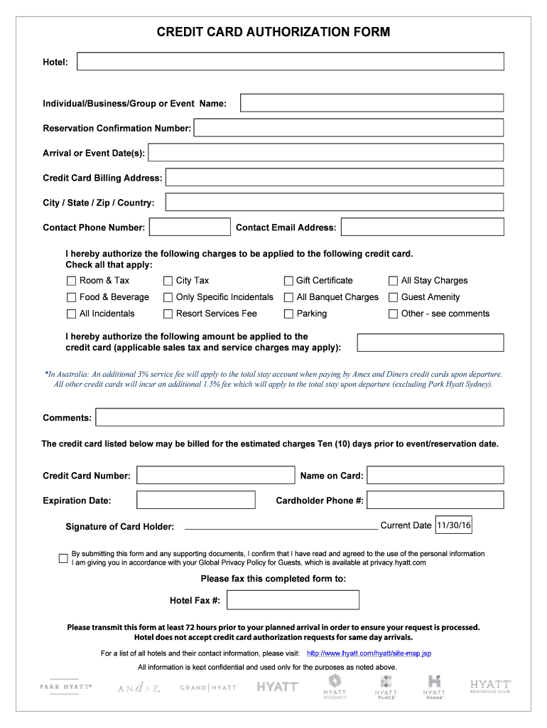 Credit Card Authorization Form Template – Fill Out And Sign Printable Pdf  Template | Signnow Within Credit Card Authorisation Form Template Australia