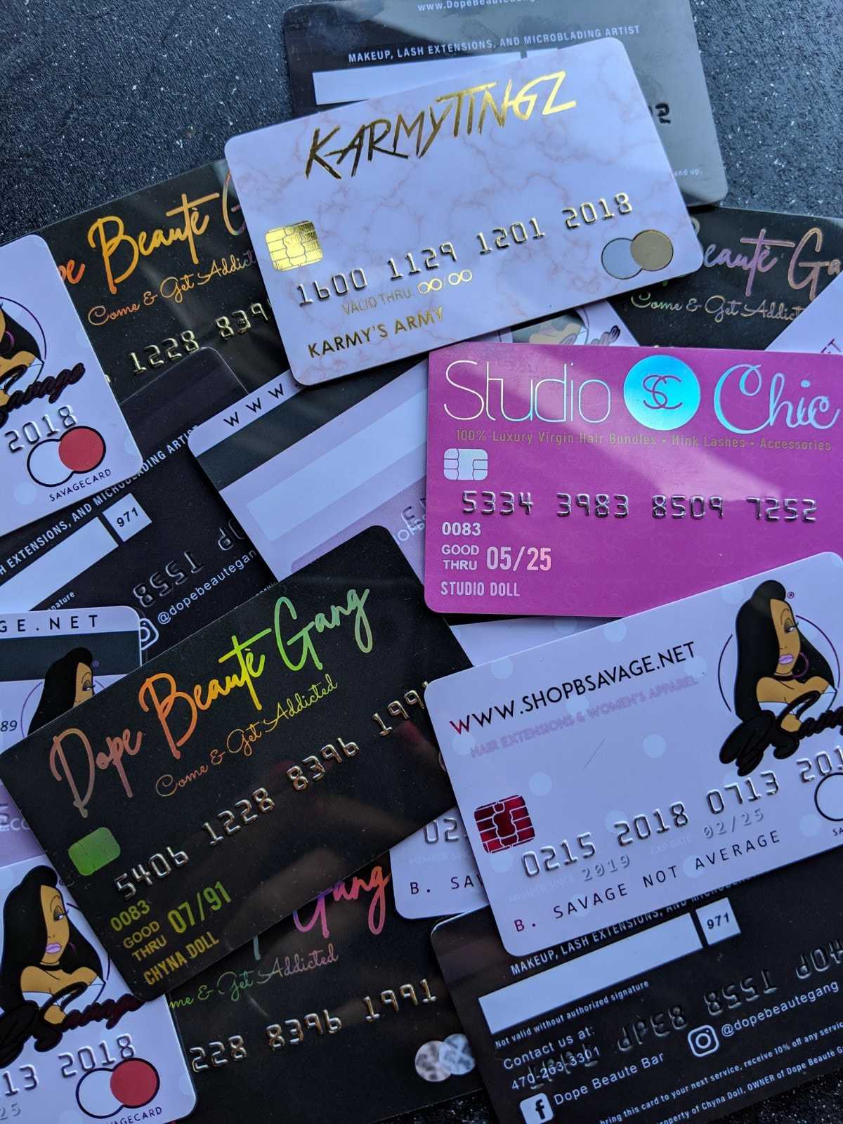Credit Card Business Cards | 30 Mil Plastic | Same Thickness As A Real  Credit Card Intended For Credit Card Templates For Sale
