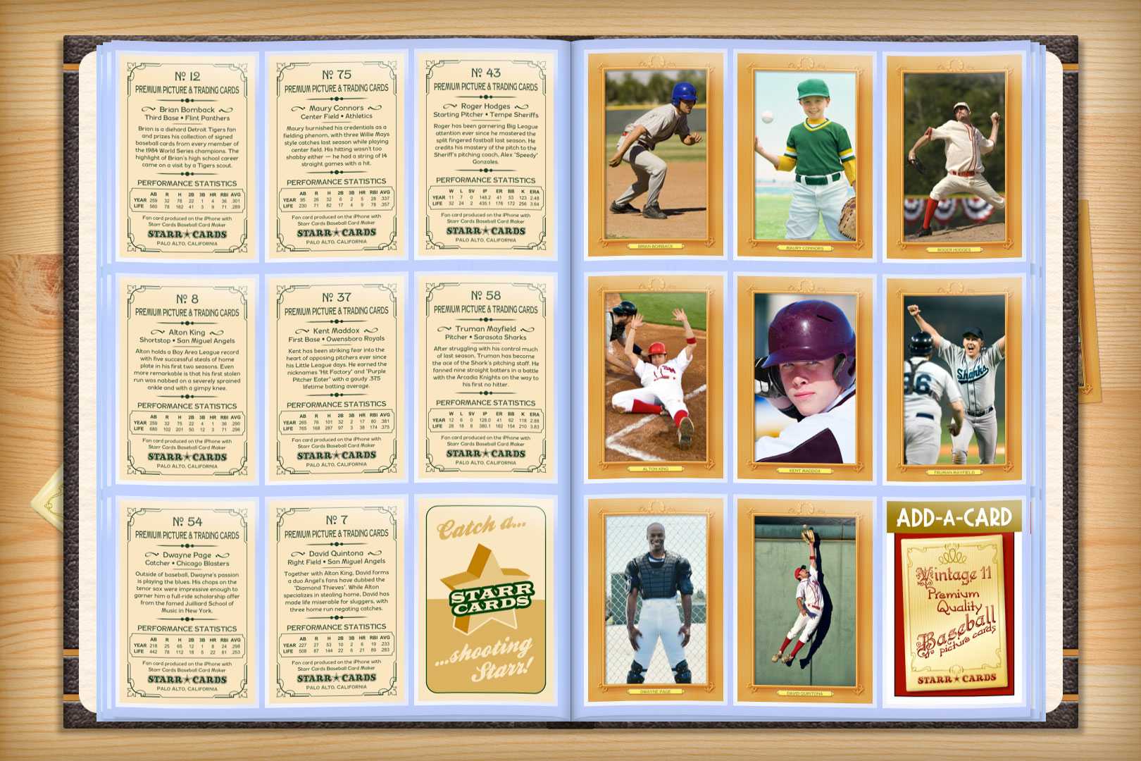 Custom Baseball Cards – Vintage 11™ Series Starr Cards Within Superhero Trading Card Template
