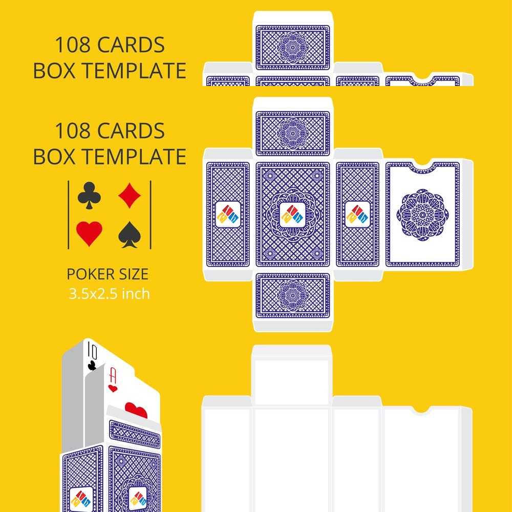 Custom Printed Playing Card Boxes Helps In Enhancing Their Pertaining To Custom Playing Card Template