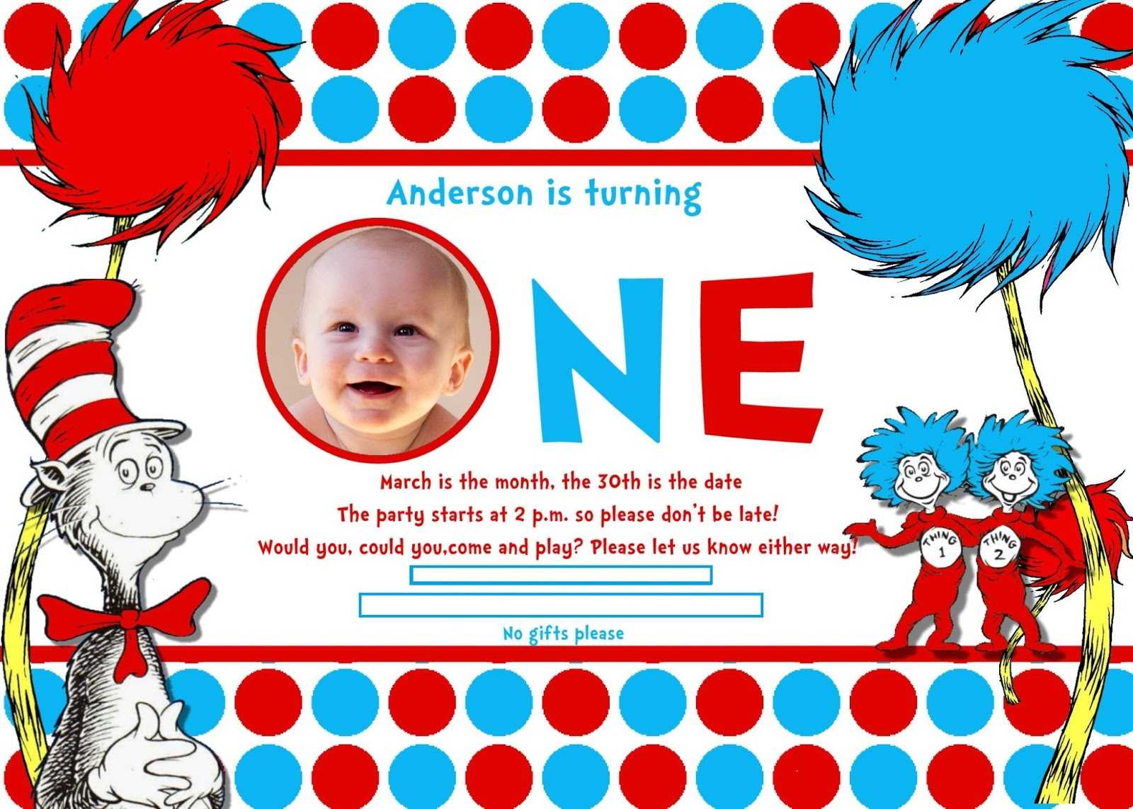 Cute Dr Seuss Quotes. Quotesgram Throughout Dr Seuss Birthday Card Template