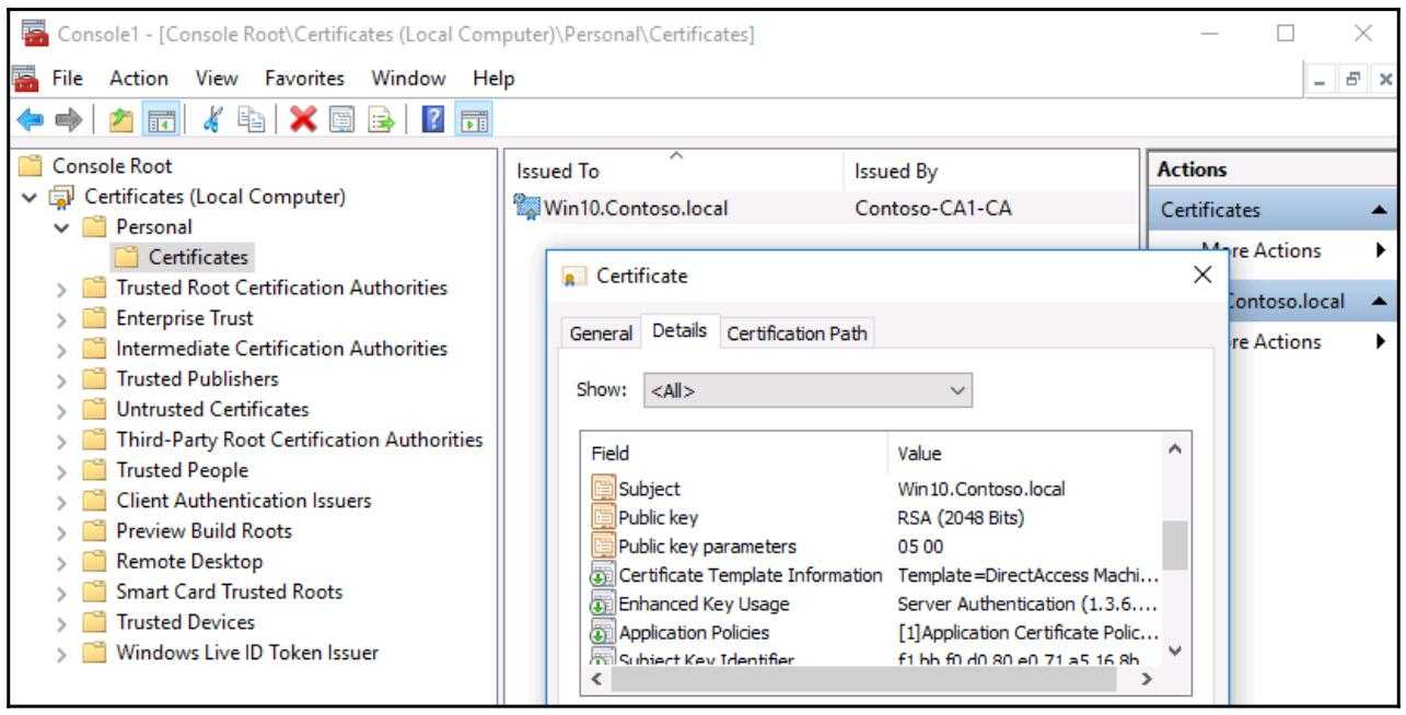 Глава 4. Сертификаты В Windows Server 2019 – Windows Server Intended For Certificate Authority Templates
