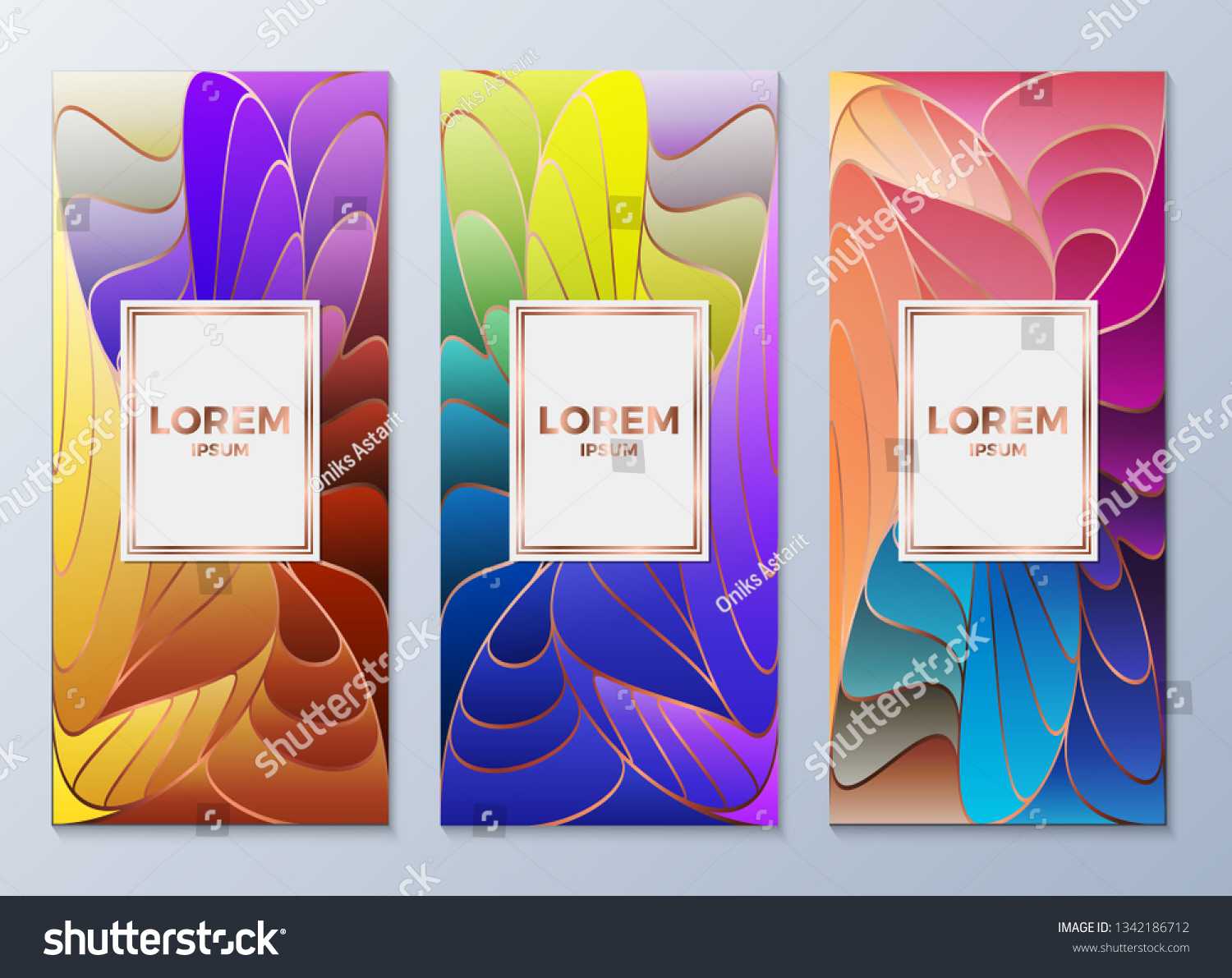 Стоковая Векторная Графика «Design Templates Flyers Booklets Intended For Advertising Cards Templates