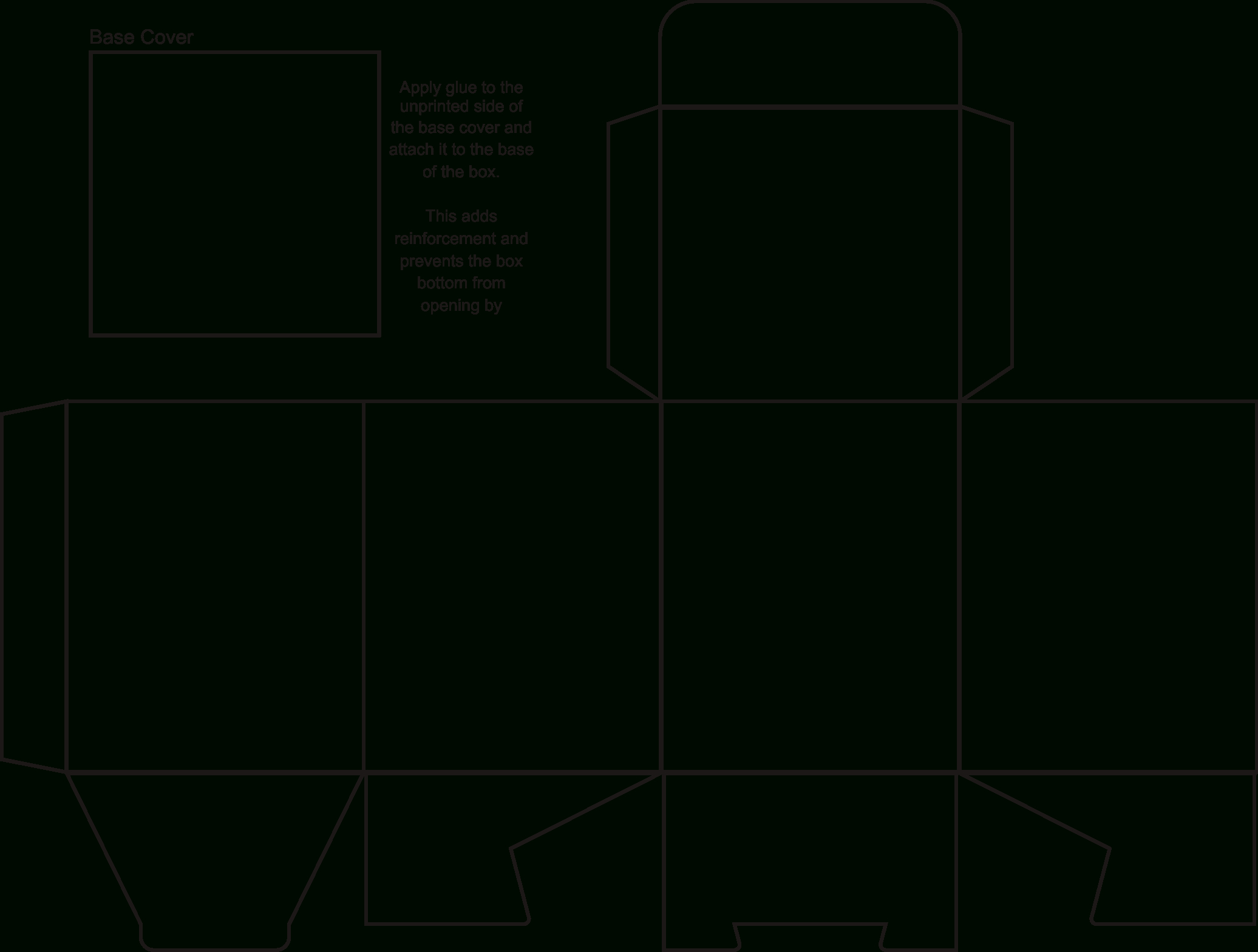 Dieline Of Cube Png, Picture #556078 Dieline Of Cube Png Regarding Card Box Template Generator