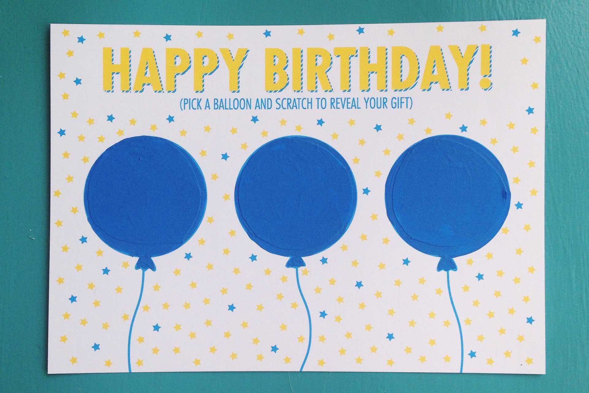 Diy: Birthday Scratch Off Card + Free Printable | Alexandra Throughout Scratch Off Card Templates